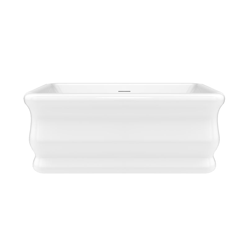 Neptune Loira 5932 Acrylic Freestanding Center Drain Bathtub in White – 220420-000-001-000