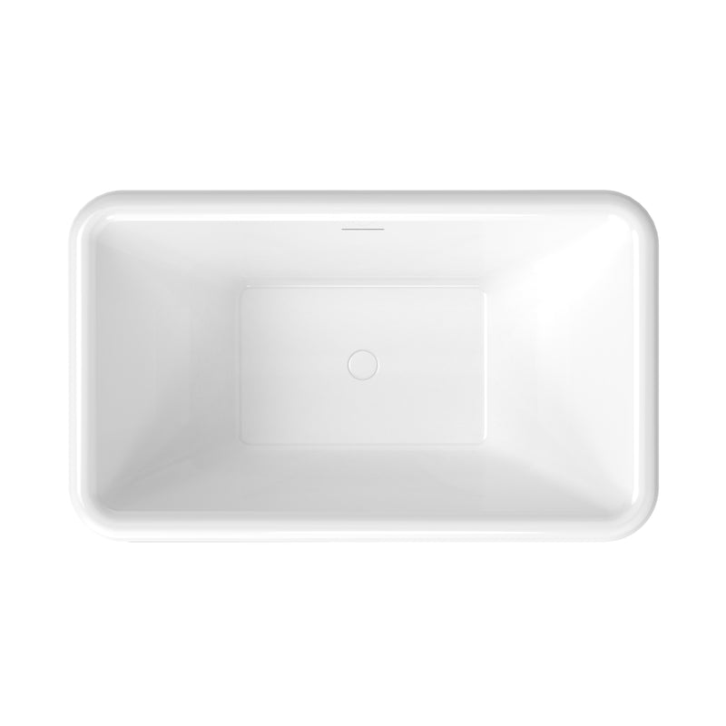 Neptune Loira 5932 Acrylic Freestanding Center Drain Bathtub in White – 220420-000-001-000