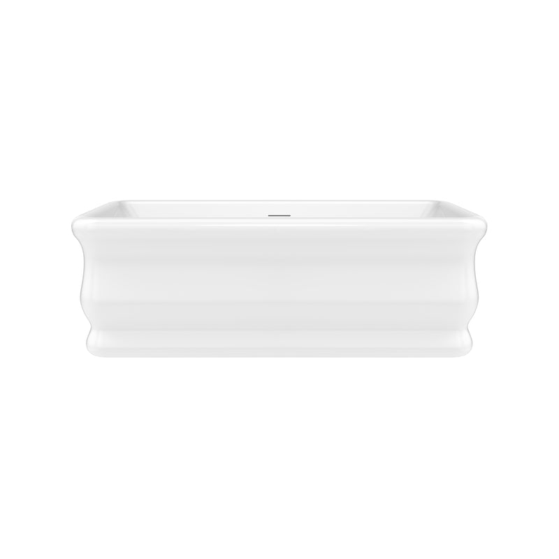 Neptune Loira 7133 Acrylic Freestanding Center Drain Bathtub in White – 220421-000-001-000