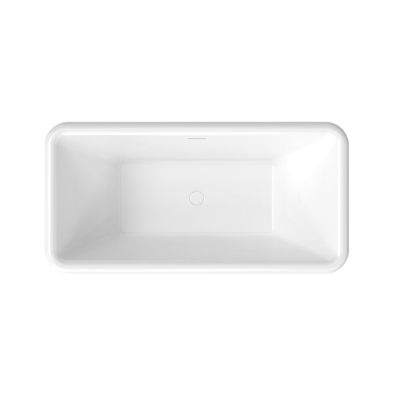 Neptune Loira 7133 Acrylic Freestanding Center Drain Bathtub in White – 220421-000-001-000