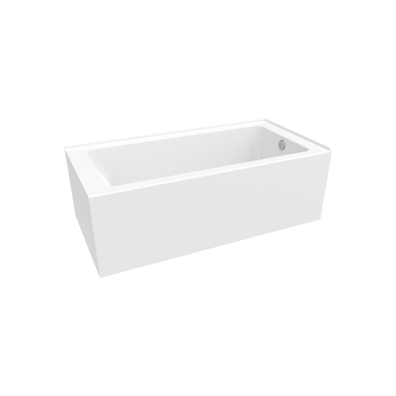 Neptune Entrepreneur Pia 3260 IFS AFR Acrylic Right Corner Right-Hand Drain Bathtub in White – 220500-000-001-300