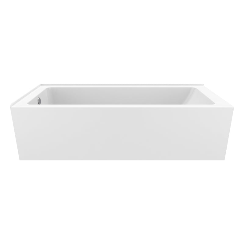Neptune Entrepreneur Pia 3272 IFS AFR Acrylic Left Corner Left-Hand Drain Bathtub in White – 220503-000-001-100