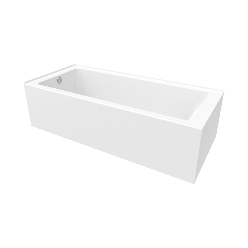 Neptune Entrepreneur Pia 3272 IFS AFR Acrylic Left Corner Left-Hand Drain Bathtub in White – 220503-000-001-100