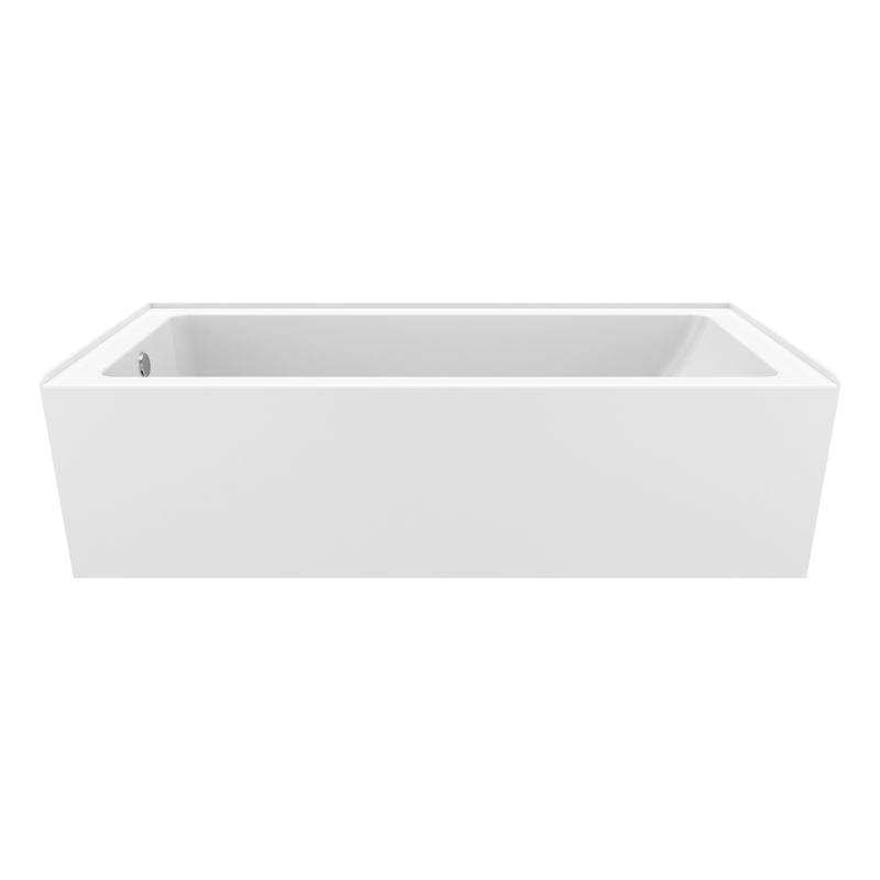 Neptune Entrepreneur Pia 3272 IFS AFR Acrylic Alcove Left-Hand Drain Bathtub in White – 220502-000-001-101