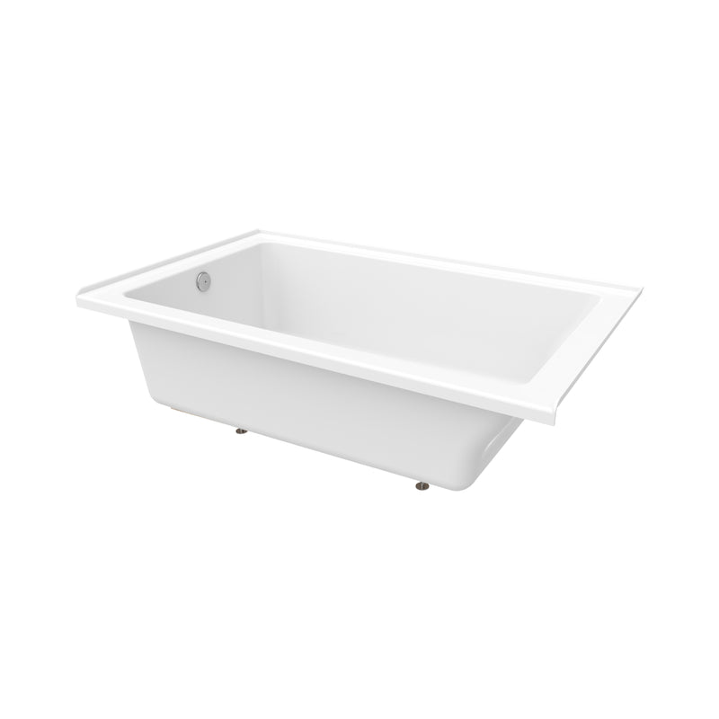 Neptune Entrepreneur Pia 3660 IF AFR Acrylic Alcove Left-Hand Drain Bathtub in White – 220389-000-001-001