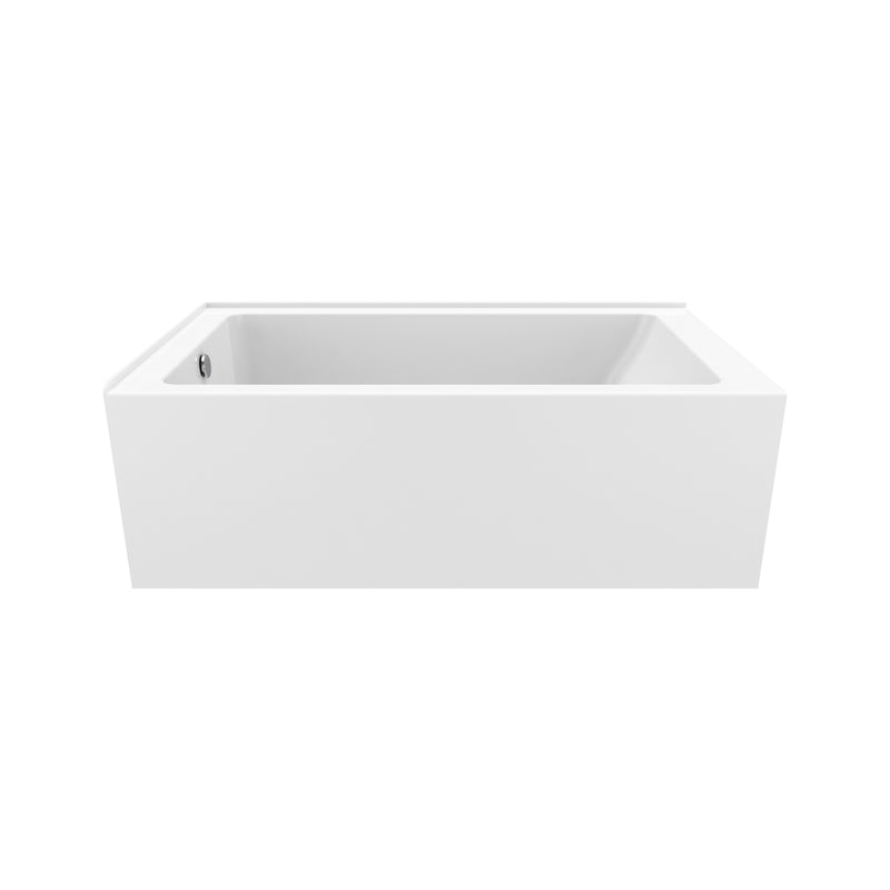 Neptune Entrepreneur Pia 3660 IFS AFR Acrylic Left Corner Left-Hand Drain Bathtub in White – 220506-000-001-100