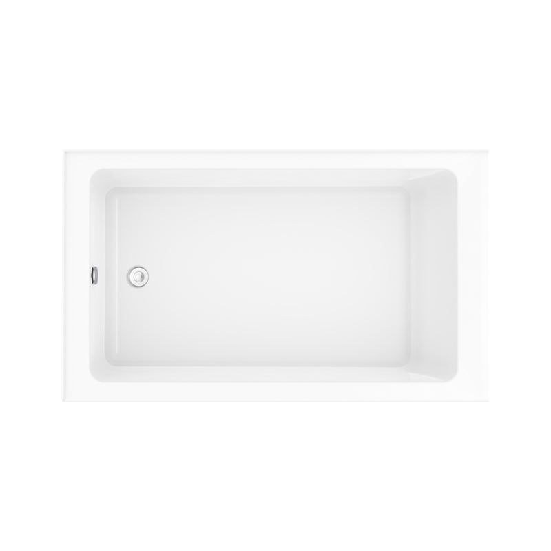 Neptune Entrepreneur Pia 3660 IFS AFR Acrylic Left Corner Left-Hand Drain Bathtub in White – 220506-000-001-100