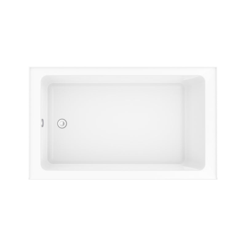 Neptune Entrepreneur Pia 3660 IFS AFR Acrylic Alcove Left-Hand Drain Bathtub in White – 220505-000-001-101
