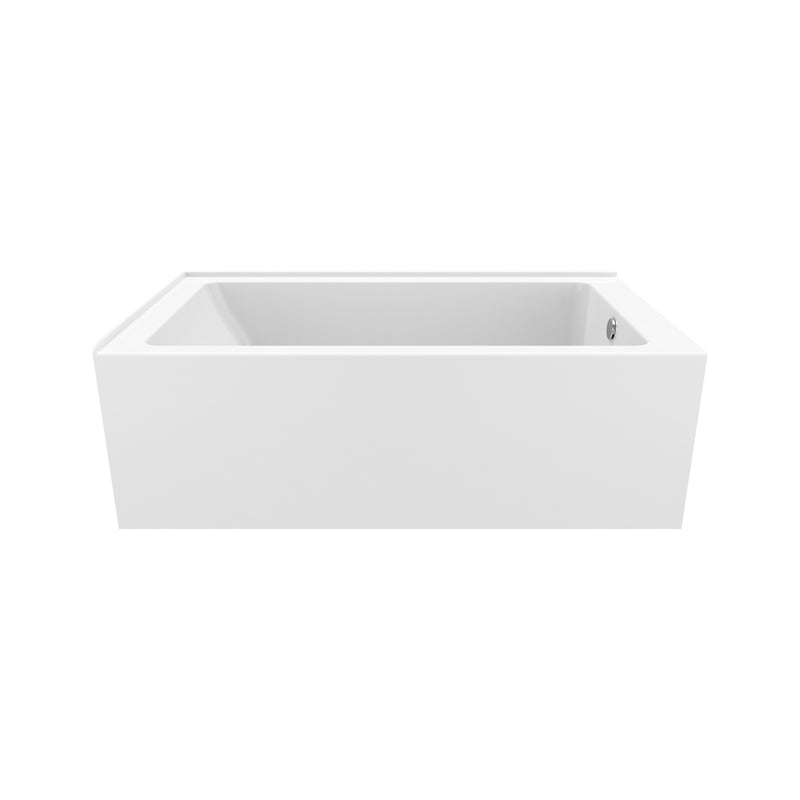Neptune Entrepreneur Pia 3660 IFS AFR Acrylic Right Corner Left-Hand Drain Bathtub in White – 220506-000-001-400