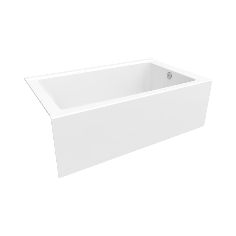 Neptune Entrepreneur Pia 3660 IFS AFR Acrylic Right Corner Left-Hand Drain Bathtub in White – 220506-000-001-400