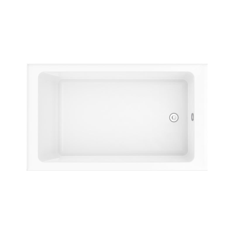 Neptune Entrepreneur Pia 3660 IFS AFR Acrylic Right Corner Left-Hand Drain Bathtub in White – 220506-000-001-400