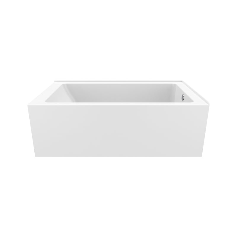 Neptune Entrepreneur Pia 3660 IFS AFR Acrylic Right Corner Right-Hand Drain Bathtub in White – 220506-000-001-300