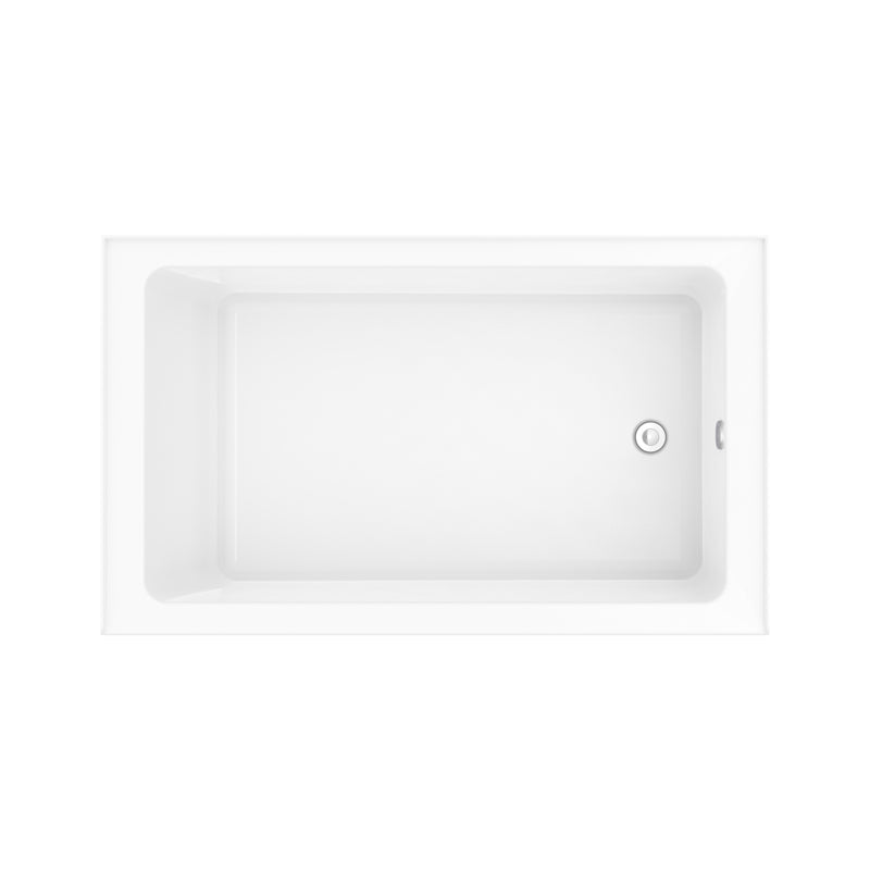Neptune Entrepreneur Pia 3660 IFS AFR Acrylic Alcove Right-Hand Drain Bathtub in White – 220505-000-001-102