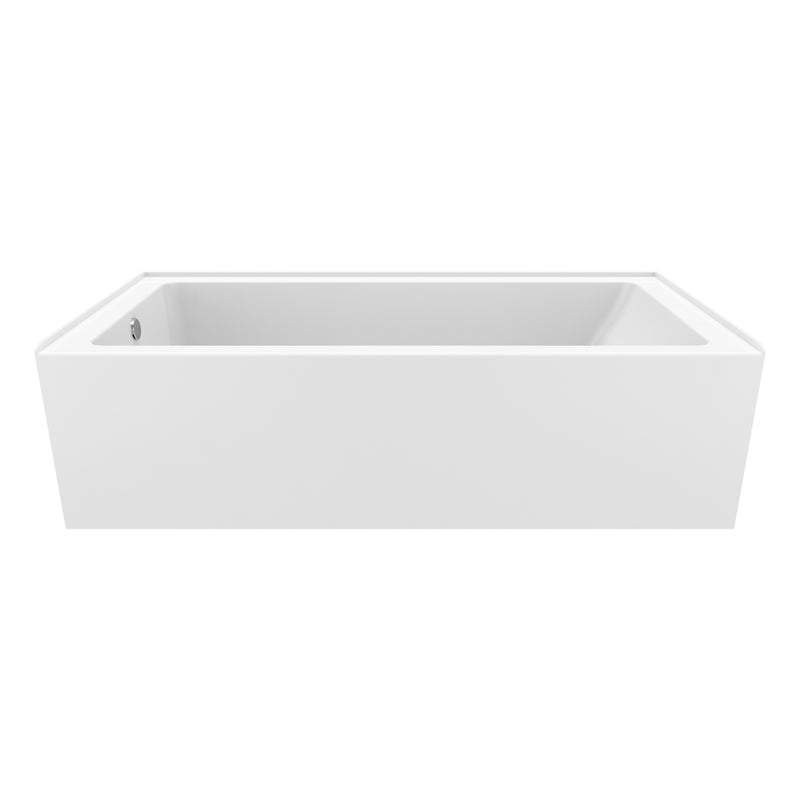 Neptune Entrepreneur Pia 3672 IFS Acrylic Alcove Left-Hand Drain Bathtub in White – 220507-000-001-201