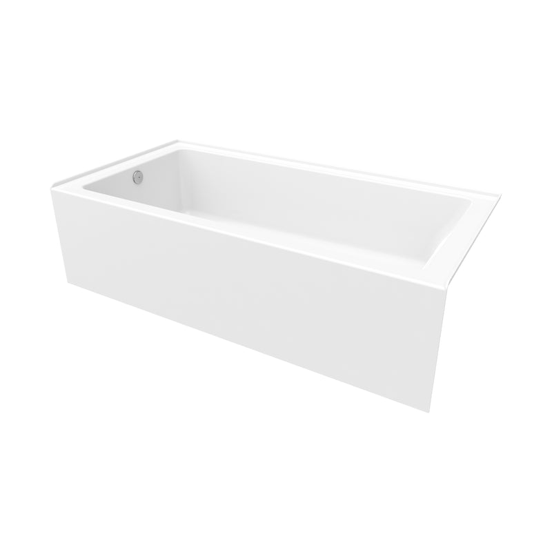 Neptune Entrepreneur Pia 3672 IFS AFR Acrylic Alcove Left-Hand Drain Bathtub in White – 220508-000-001-101