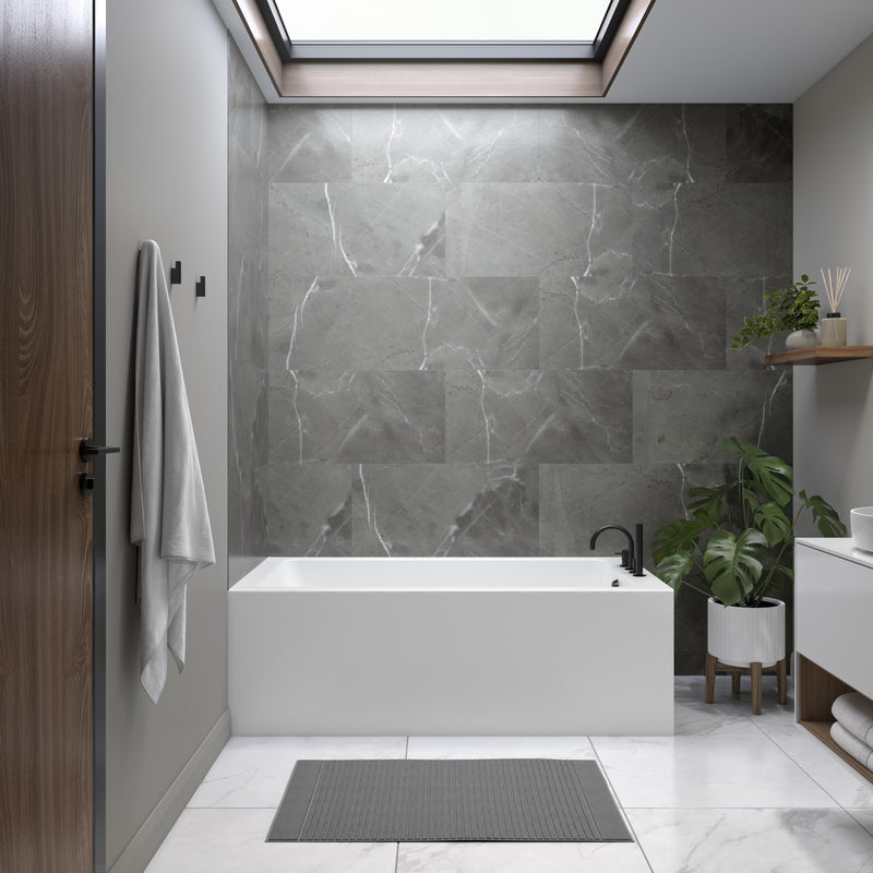 Neptune Entrepreneur Pia 3060 IFS AFR Acrylic Left Corner Right-Hand Drain Bathtub in White – 220491-000-001-200
