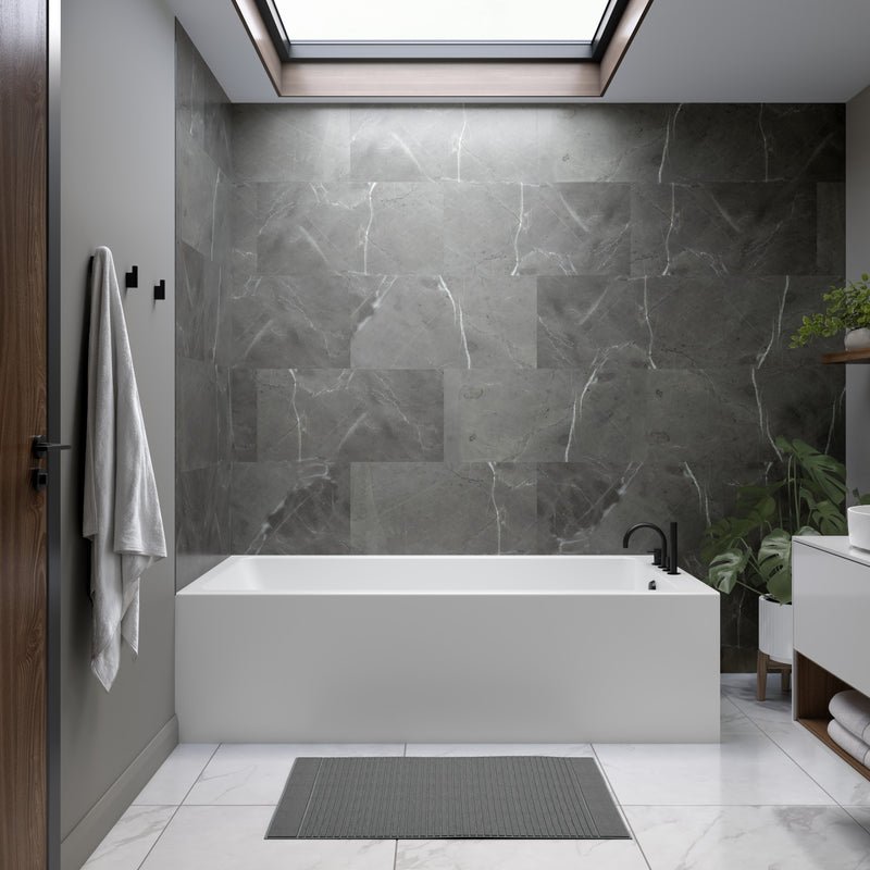 Neptune Entrepreneur Pia 3272 IFS AFR Acrylic Right Corner Left-Hand Drain Bathtub in White – 220503-000-001-400