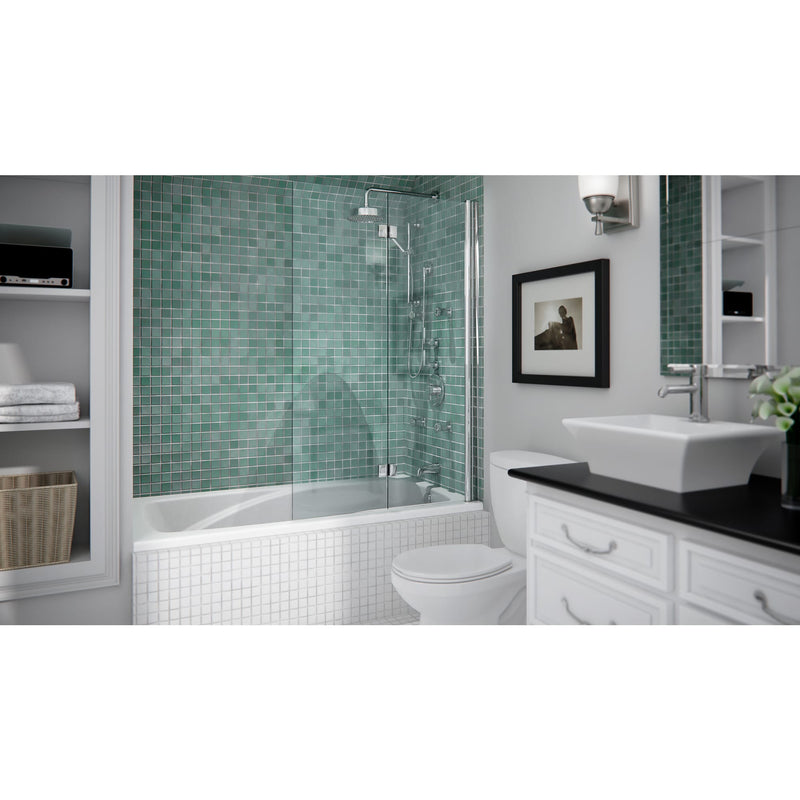 Neptune Entrepreneur Velona 7236 IF Acrylic Alcove Left Drain Bathtub in White – 220174-000-001-001