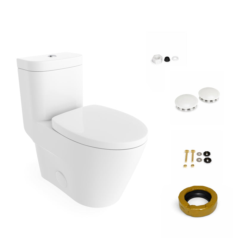 Neptune Zen 4.1/6L Dual Flush Elongated One-Piece Toilet in White – 220180-000-264-000