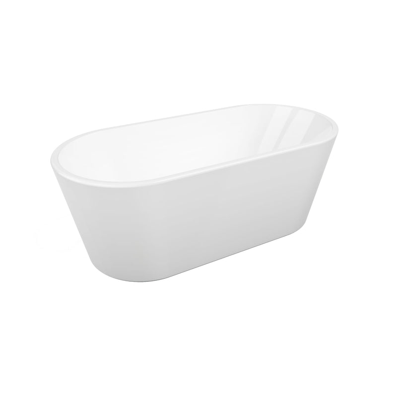 Neptune Nice F1 3266 AFR Acrylic Freestanding Center Drain Bathtub in White – 220045-000-001-000