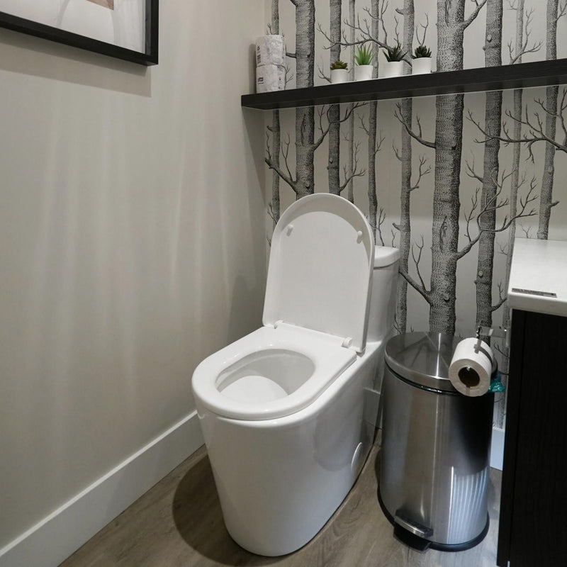 Pearl Harrison II Elongated Chair Height 1-Piece 4L/6L Dual Flush Toilet with Soft Close Seat - GBW731B