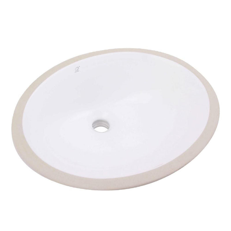 Pearl KASU-CY Metro White Round Undermount Bathroom Sink - GBC1512