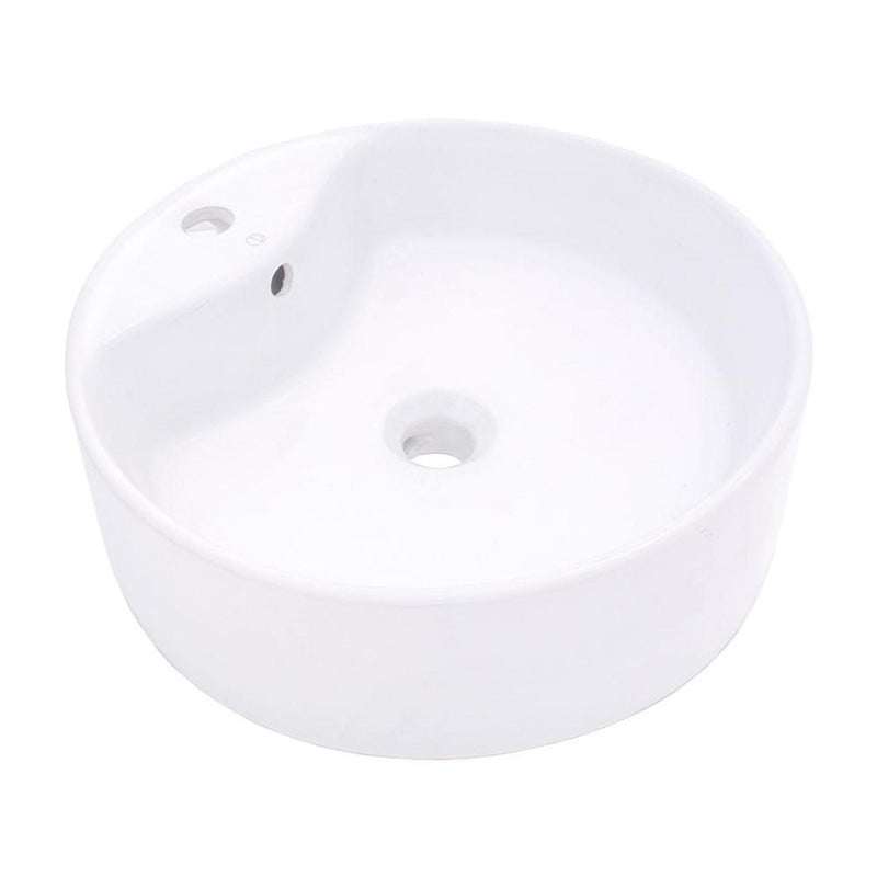 Pearl KASU-DR Metro White, 1-Hole Round Vessel Bathroom Sink - GBC1818