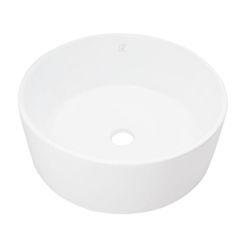 Pearl KASU-DT Metro White Round Vessel Bathroom Sink - GBC118