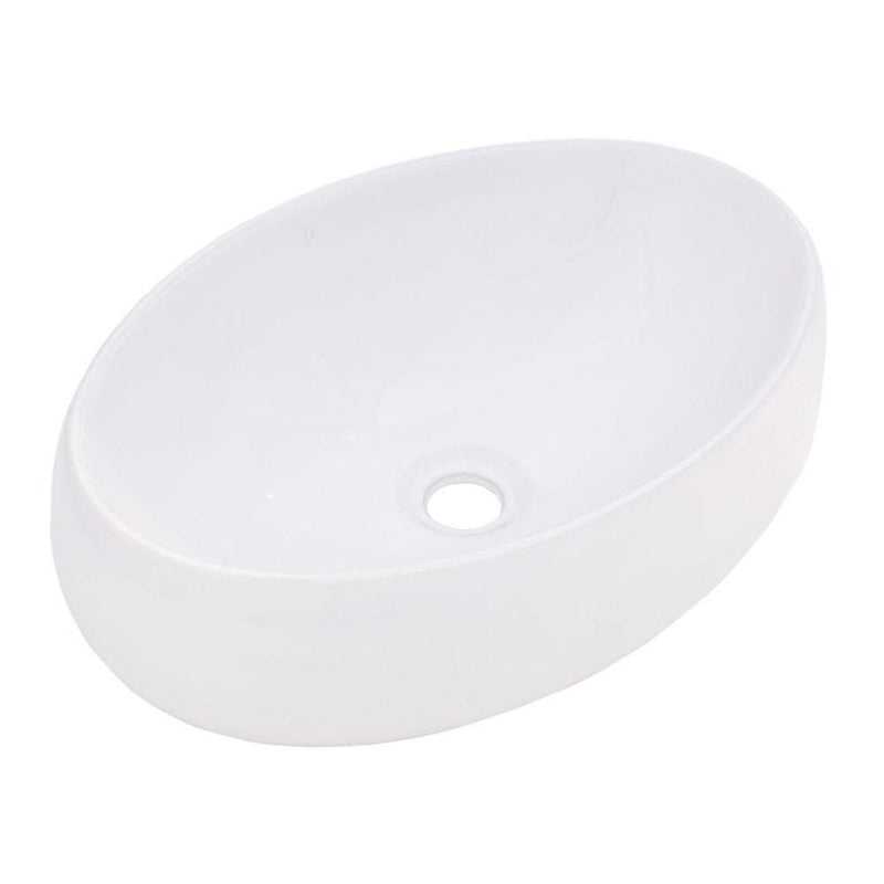 Pearl KASU-DU Metro White Oval Vessel Bathroom Sink - GBC224
