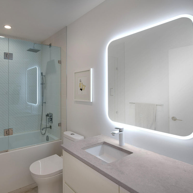 Pearl KASU-SD2 Metro White Square Undermount Bathroom Sink - GBC1414