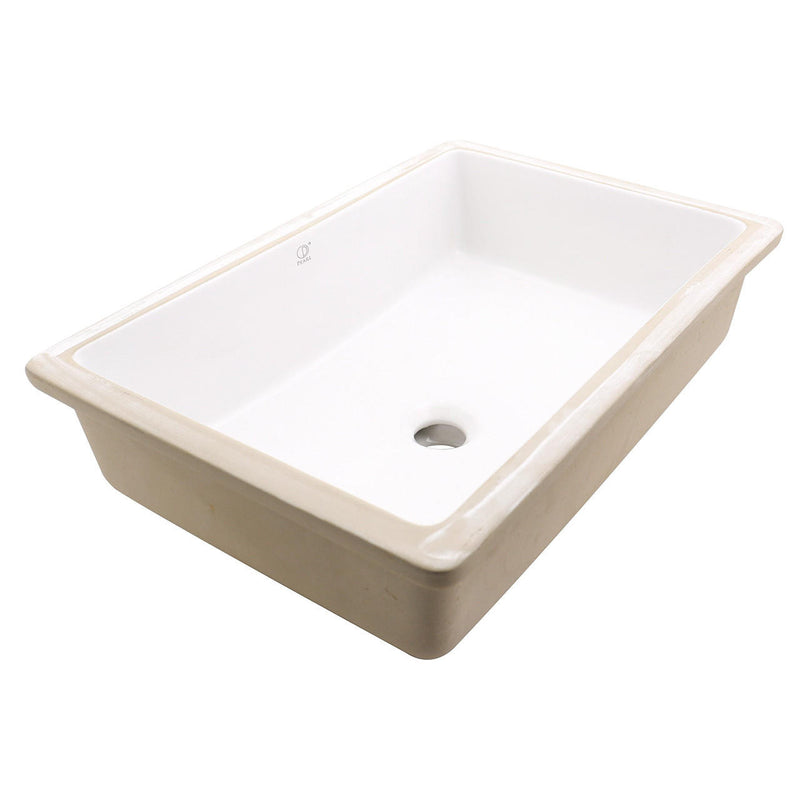 Pearl KASU-SF Metro White Rectangle Undermount Bathroom Sink - GBC1912
