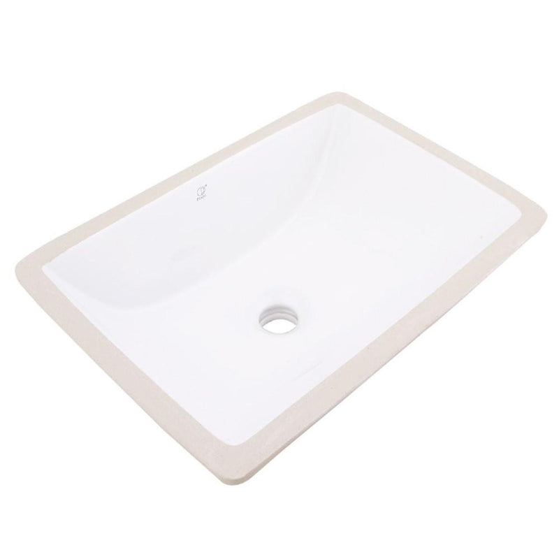 Pearl KASU-SK Metro White Rectangle Undermount Bathroom Sink - GBC1628