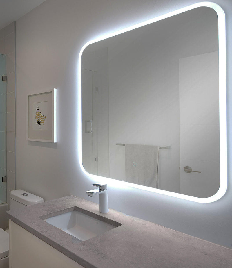 Pearl LAUREN 30" x 36" Front-Lit Frameless LED Bathroom Mirror - GML3036
