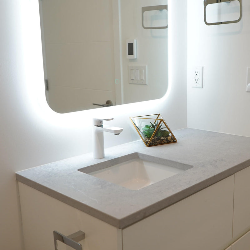 Pearl LAUREN 30" x 36" Front-Lit Frameless LED Bathroom Mirror - GML3036