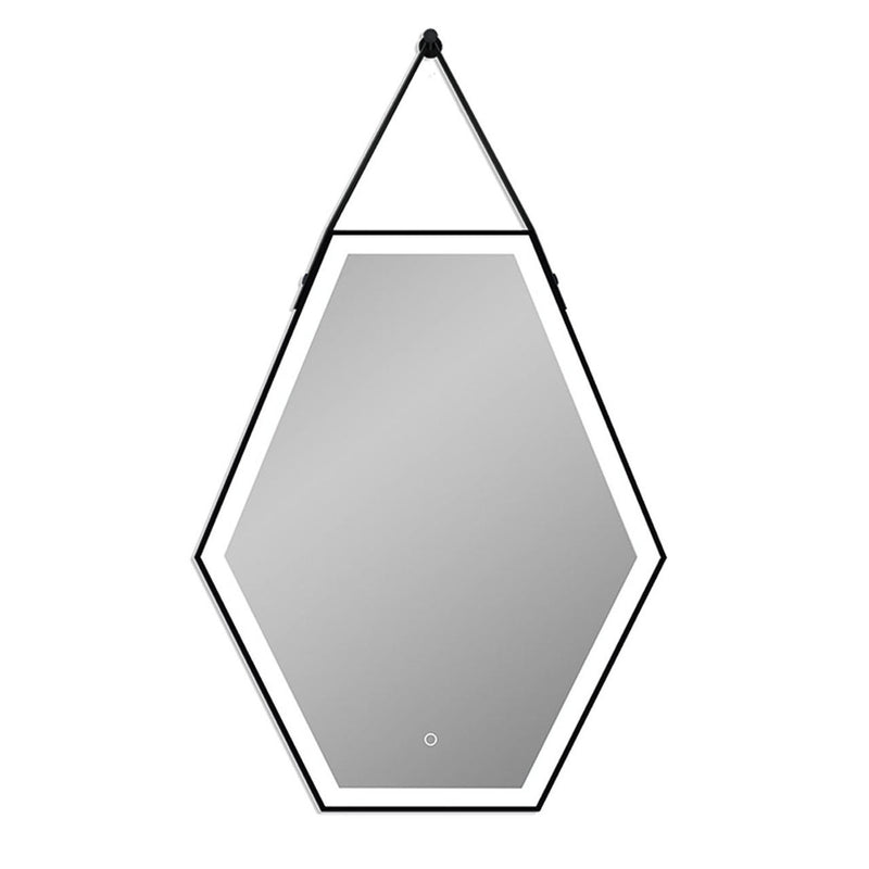 Pearl ROSELYN 24" X 32" Framed LED Bathroom Mirror Matte Black - GME2432