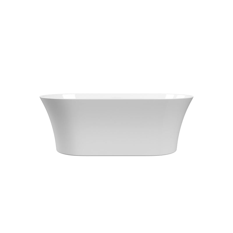 Neptune Baden 3260 AFR Acrylic Freestanding Center Drain Bathtub in White – 220053-000-001-000