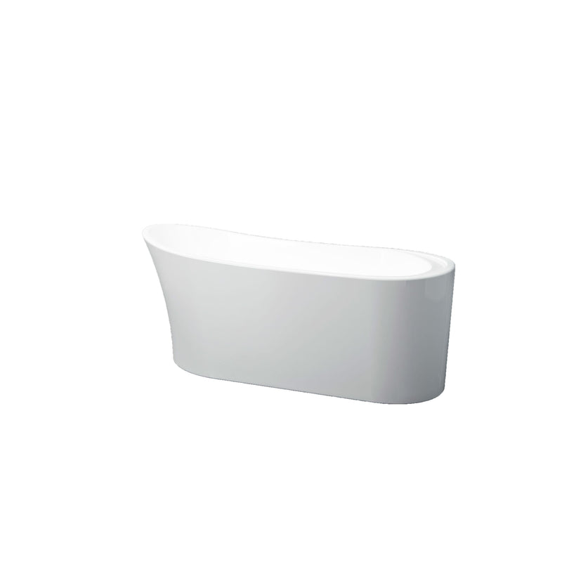 Neptune Paris F1 3266 AFR Acrylic Freestanding End Drain Bathtub in White – 220035-000-001-000