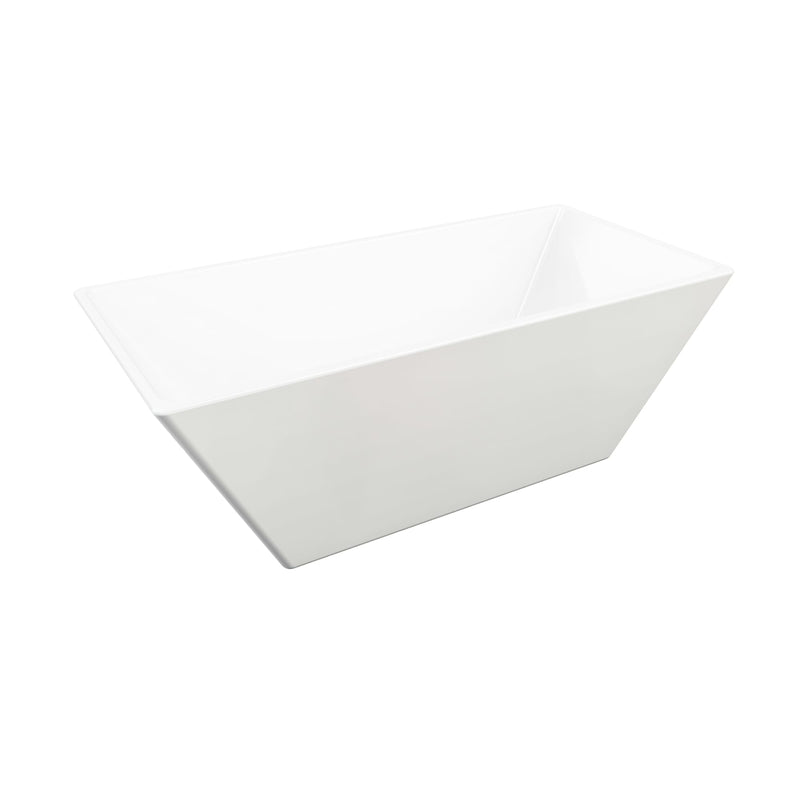 Neptune Prague F1 3260 AFR Acrylic Freestanding Center Drain Bathtub in White – 220043-000-001-000