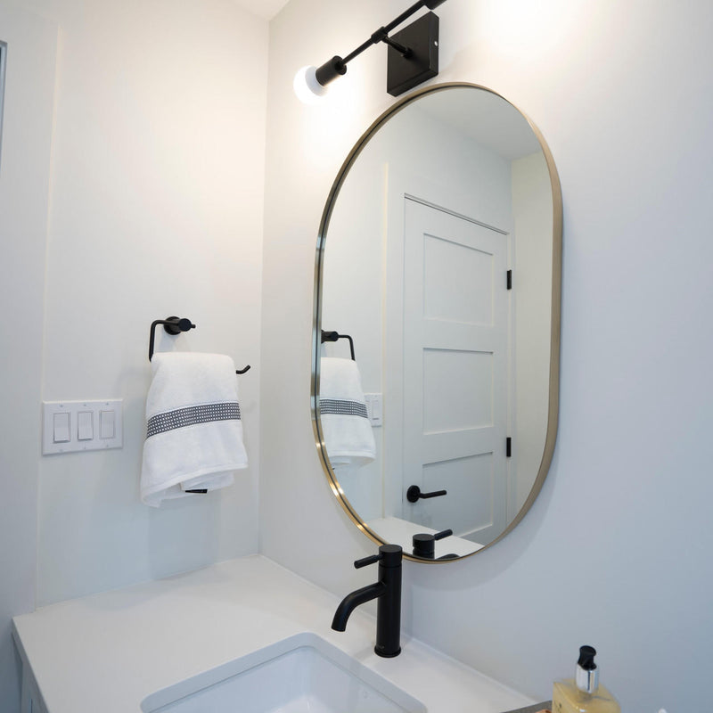 Pearl Wilson Hand Towel Ring Matte Black – GBAW-TOW-MB